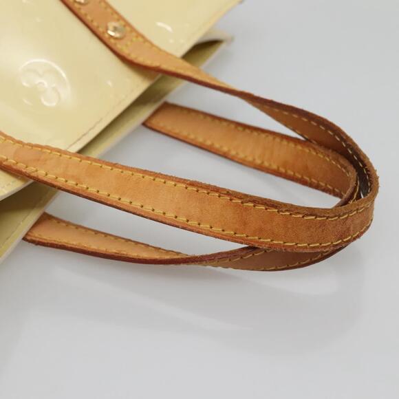 LOUIS VUITTON Monogram Vernis Reade PM Hand Bag Perle M91336 - Picture 7 of 12